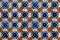 Blue lyon, Mexican hand painted hacienda decorative clay tiles, Traditional mexican tiles, Talavera, Star patterns, sky pattern