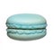 Blue Macaroon isolated