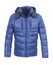 Blue male winter jacket