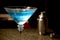 Blue Martini and shaker