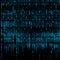 Blue Matrix Abstract - binary code screen background