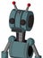 Blue Mech With Multi-Toroid Head And Square Mouth And Two Eyes And Double Led Antenna