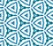 Blue medallion seamless pattern. Hand drawn waterc