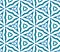 Blue medallion seamless pattern. Hand drawn waterc