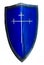 Blue Medieval Templar shield armour