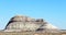 The Blue Mesa area of the Painted Desert. The cone shaped structures are referred to as tepees.