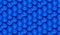 Blue metaballs seamless pattern. 3d illustration