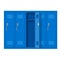 Blue Metal Cabinets