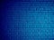 Blue metallic painted brick wall abstract background texture