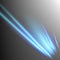 Blue Meteor or Comet. EPS 10