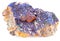 Blue Mineral Azurite Isolated