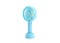 Blue mini electric portable fan