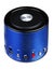 Blue mini portable speaker