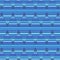 Blue monochromic futuristic geometric repeating pattern with decorative squares