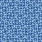 Blue monochromic truchet geometric pattern