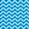 Blue mosaic waves. Vector pixels pattern. Seamless illustration