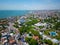 Blue Mosque aerial view, Sultanahmet, Istanbul, Turkey