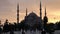 Blue Mosque at dusk