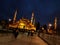 The blue mosque at nigth