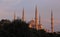 Blue Mosque Skyline at Dusk