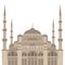 The Blue Mosque, Sultanahmet Camii, Istanbul, Turkey, middle east islamic architecture