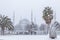 Blue Mosque winter time