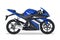 Blue motor bike