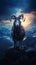 Blue Mountain Zodiac: A Majestic Goat\\\'s Grimoire in the Cinemati