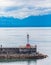 Blue Mountains Behind Victoria LIghthouse