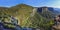 Blue Mountains Grand Canyon Day Waterfall Panorama