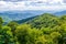 Blue Mountains Make Up the Landscape of the Great Smoky Mountains in North Carolina