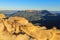 The Blue Mountains, New South Wales, Australia. View of Mount Solitary