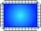 Blue movie frame