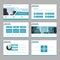 Blue multipurpose presentation templates Infographic elements fl