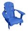Blue Muskoka Adirondack wood chair