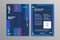 Blue Navy abstract brochure template for Business Flyer or Sport Leflet