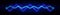 Blue neon audio sound voice wave pulse light.