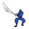 Blue ninja