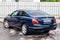 Blue Nissan Teana 2007 year rear view with dark black interior in excellent condition on the parking