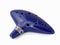 Blue Ocarina isolated