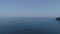 Blue ocean footage beautiful nature sea from above shot by drone camera high angle view