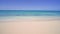 Blue Ocean, Yellow Sandy Beach Nature Tropical Islands Oahu Hawaii. Pacific Ocean. Turquoise sea background. Clear sunny