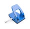 Blue office hole puncher