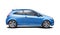 Blue Opel corsa OPC