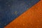 Blue and orange color of Rubber flooring Play park flooring back