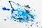 Blue Paint Splashes