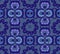 Blue paisley seamless tile