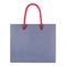 Blue paperboard bag