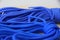 Blue paracord ribbon