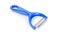 Blue paring knife isolated